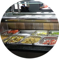 Mesas Saladeiras, mesas self service|Nova Gelart