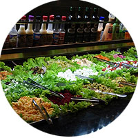 Mesas saladeiras, mesas self service|Nova Gelart